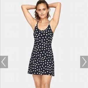 RARE Outdoor Voices polka dot exercise dress